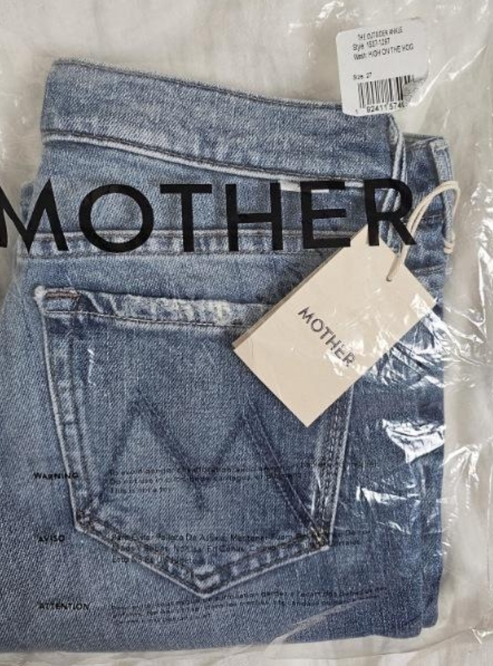 MOTHER Denim The LOOKER ANKLE High On The Hog Size 27 - Picture 7 of 15